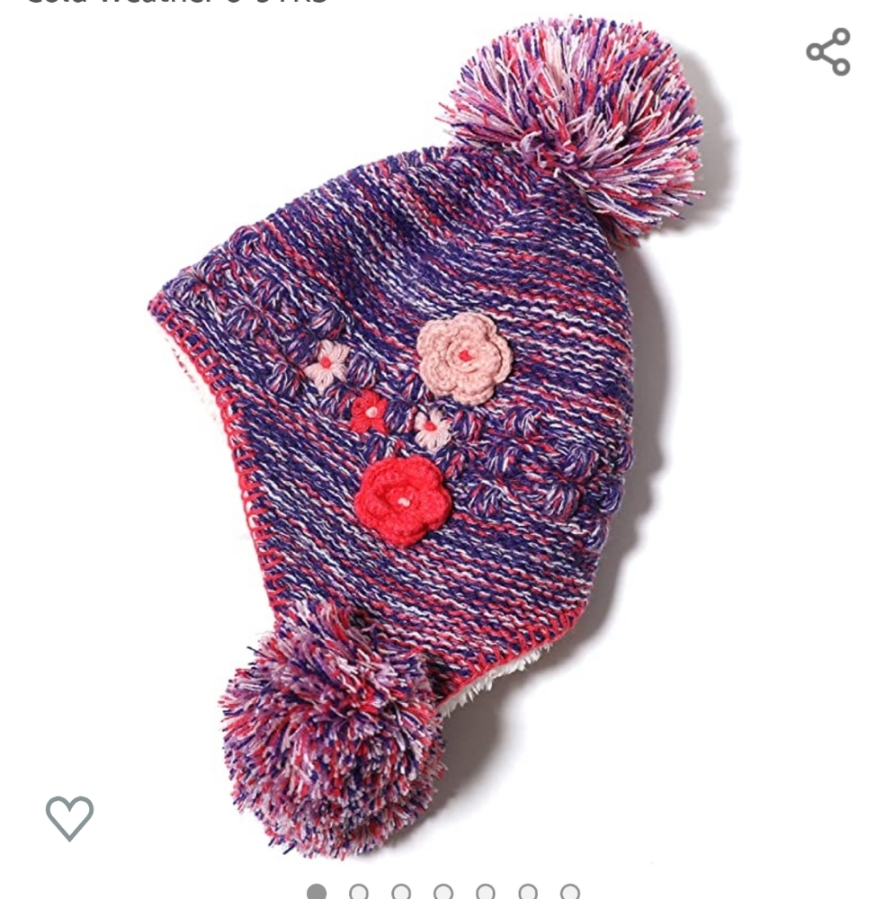 Girls 6-9 winter hat